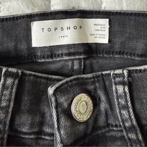 Topshop Jamie Charcoal Denim
